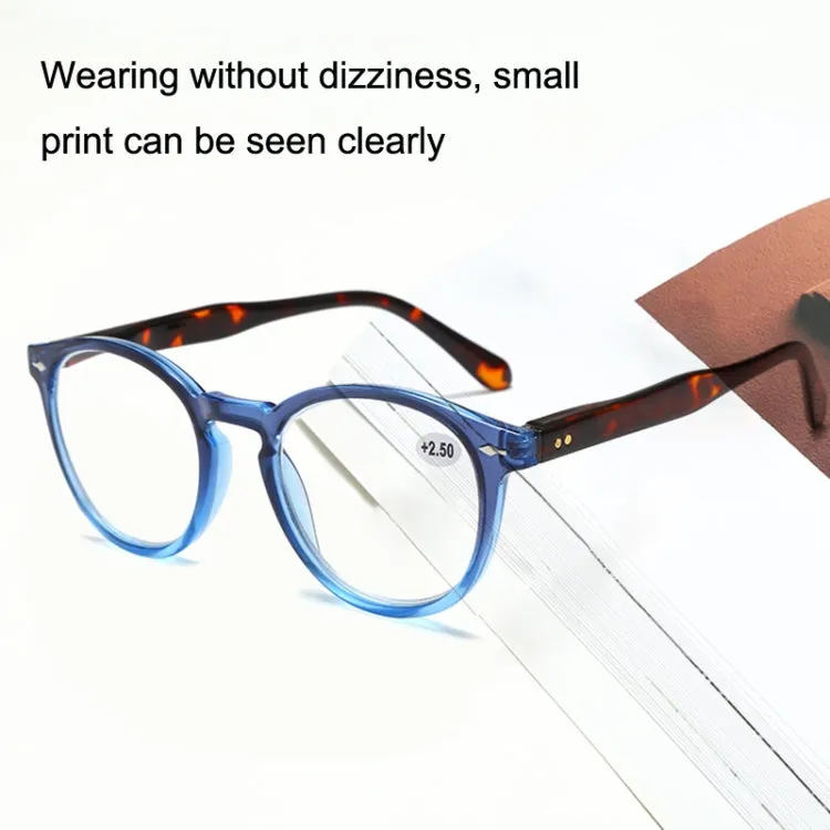 Retro Flexible Durable Portability HD Presbyopic Glasses  150(Beanflower)
