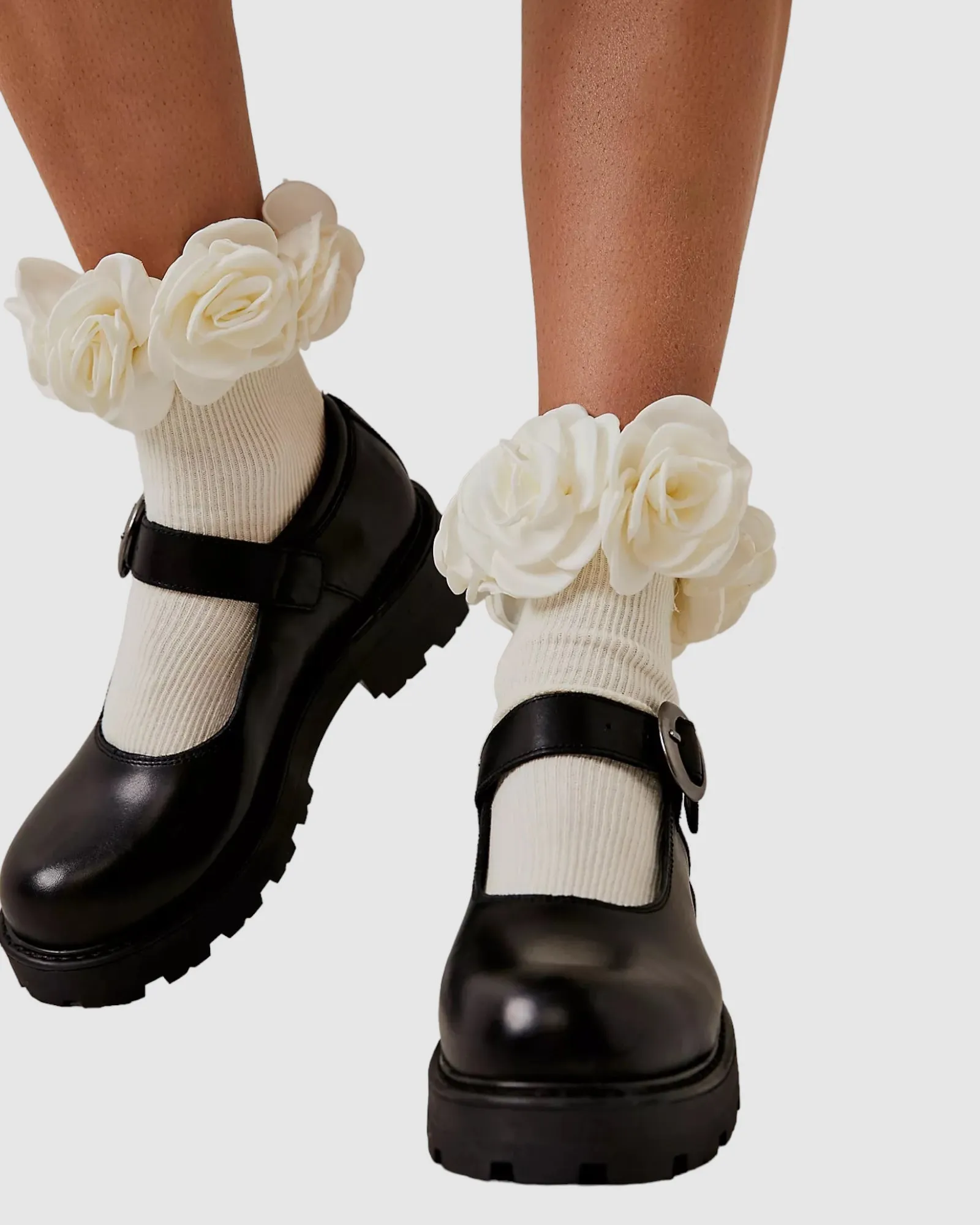 Ring A Rosie Socks - White