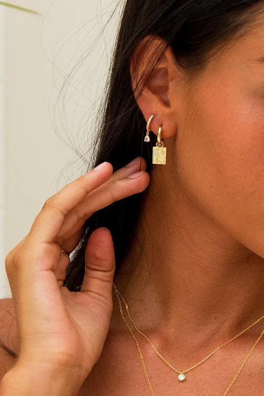 Rome Moon and Star Hoops
