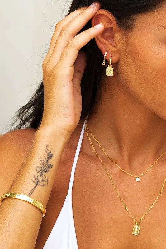 Rome Moon and Star Hoops