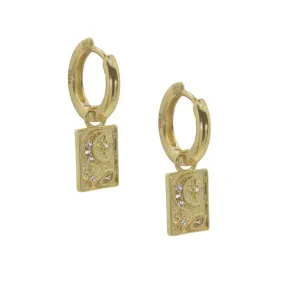 Rome Moon and Star Hoops