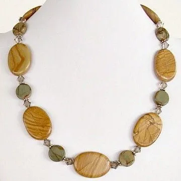 Sandstorm: 22.5" Gemstone Bead Necklace