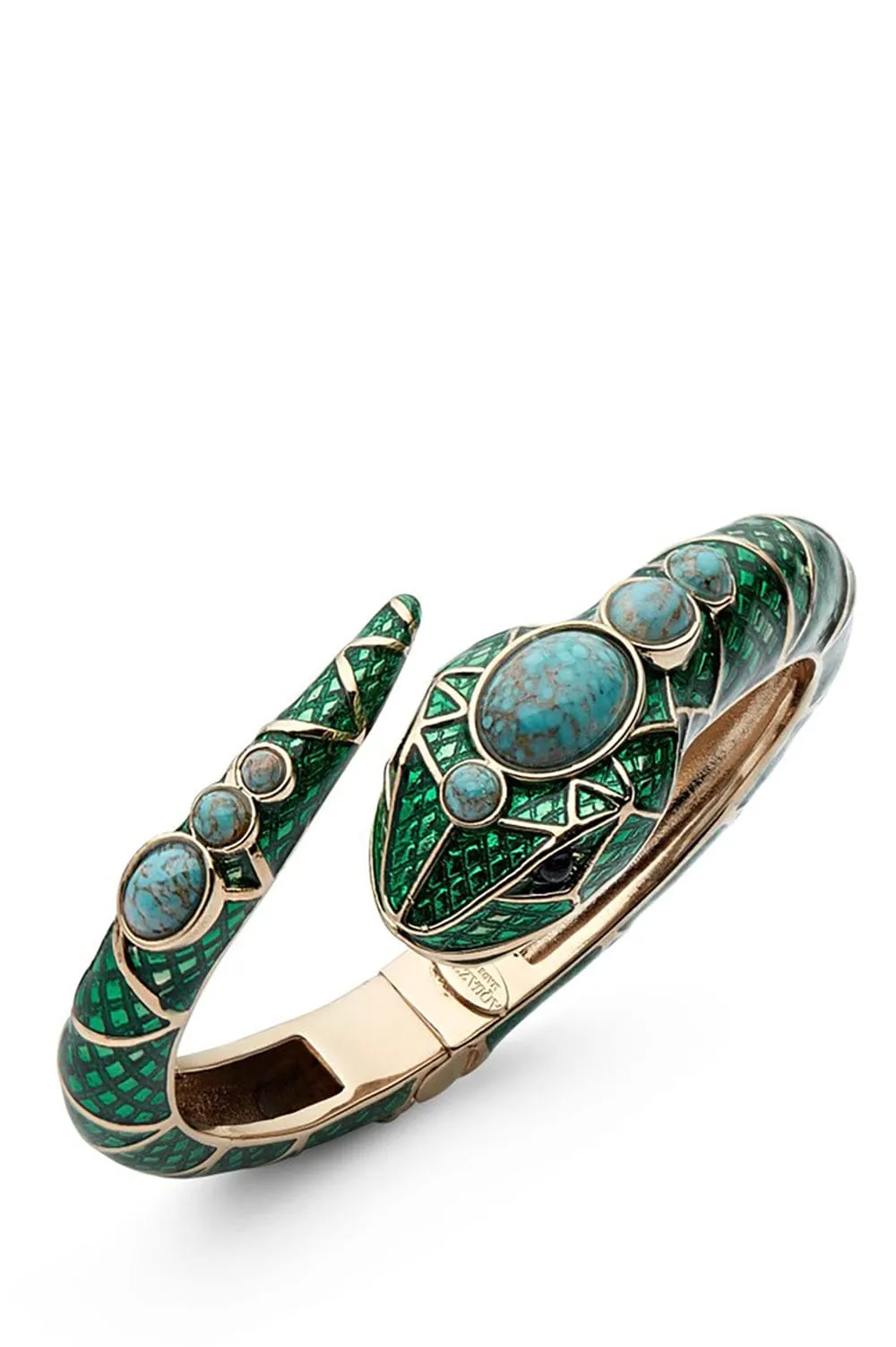 Serpente Bangle Bracelet - Emerald