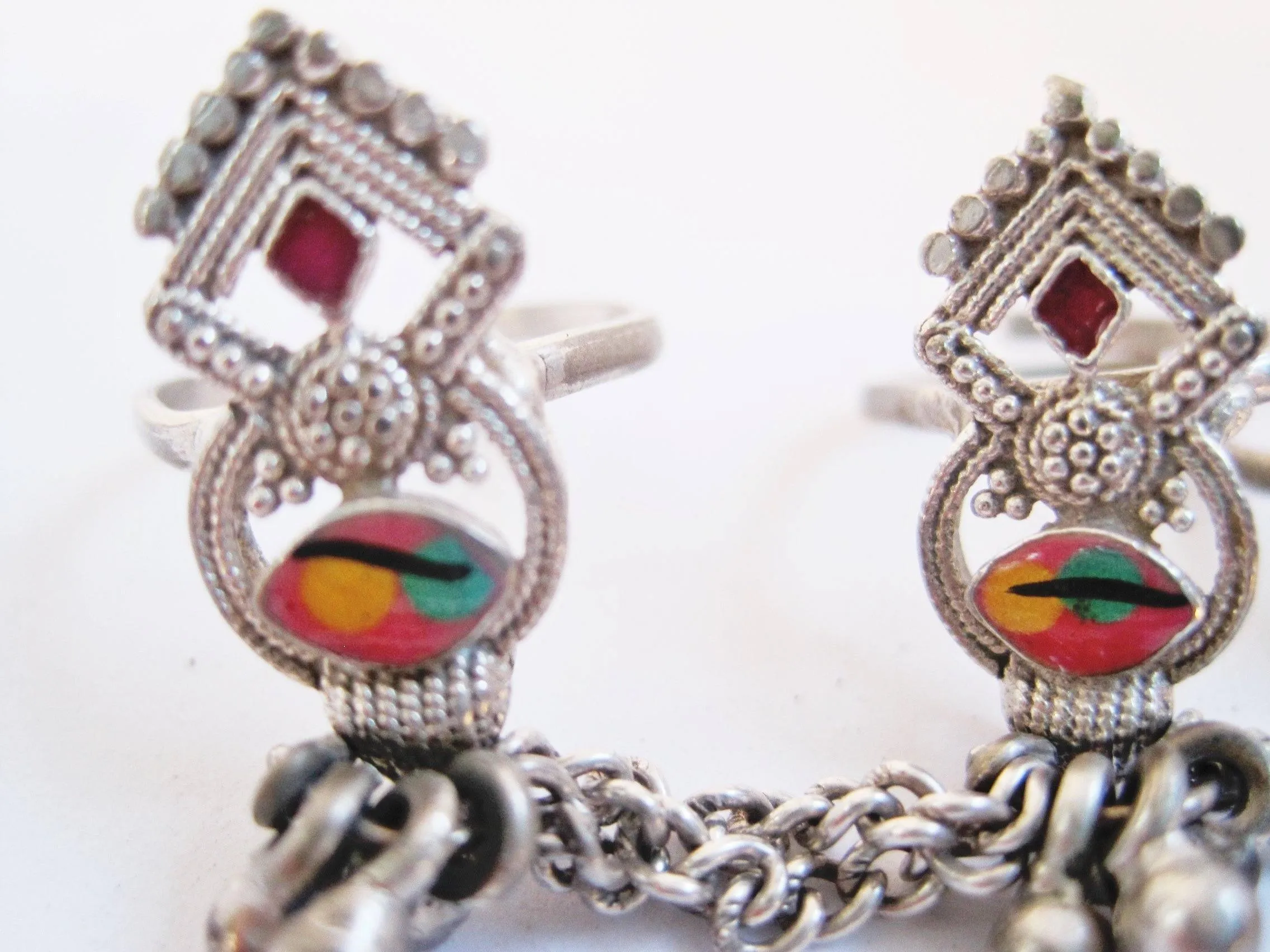 Silver Triple Toe Ring from India