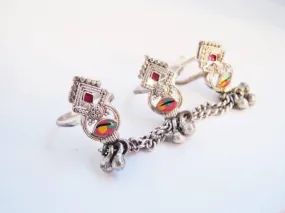 Silver Triple Toe Ring from India