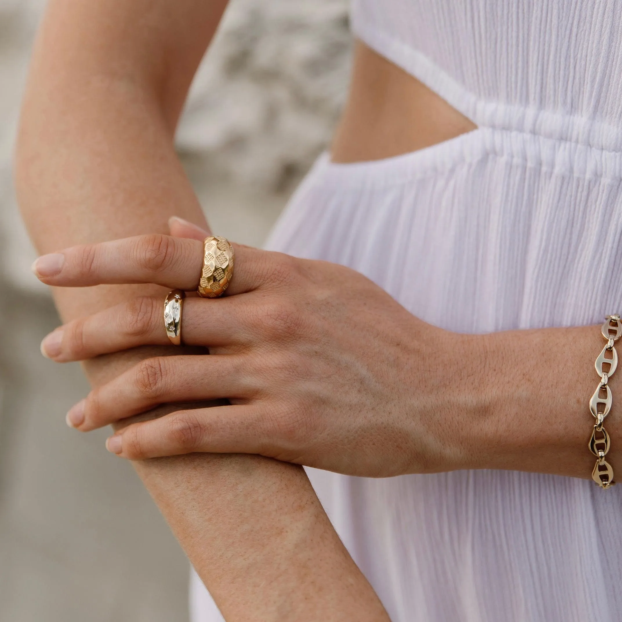 Starshine Chunky Dome Ring - LAST CHANCE!