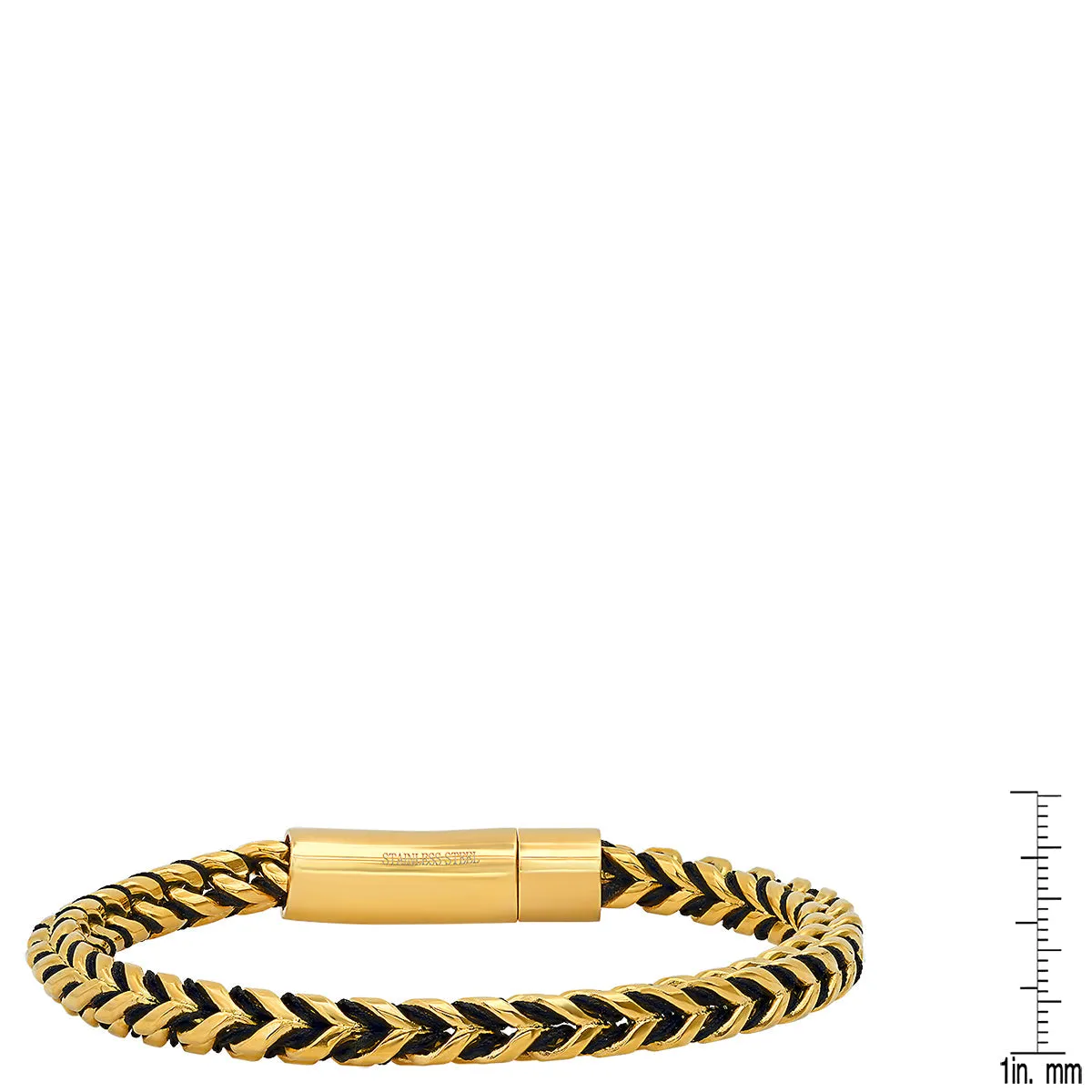 SteelTime Rugged Style Franco Chain Bracelet