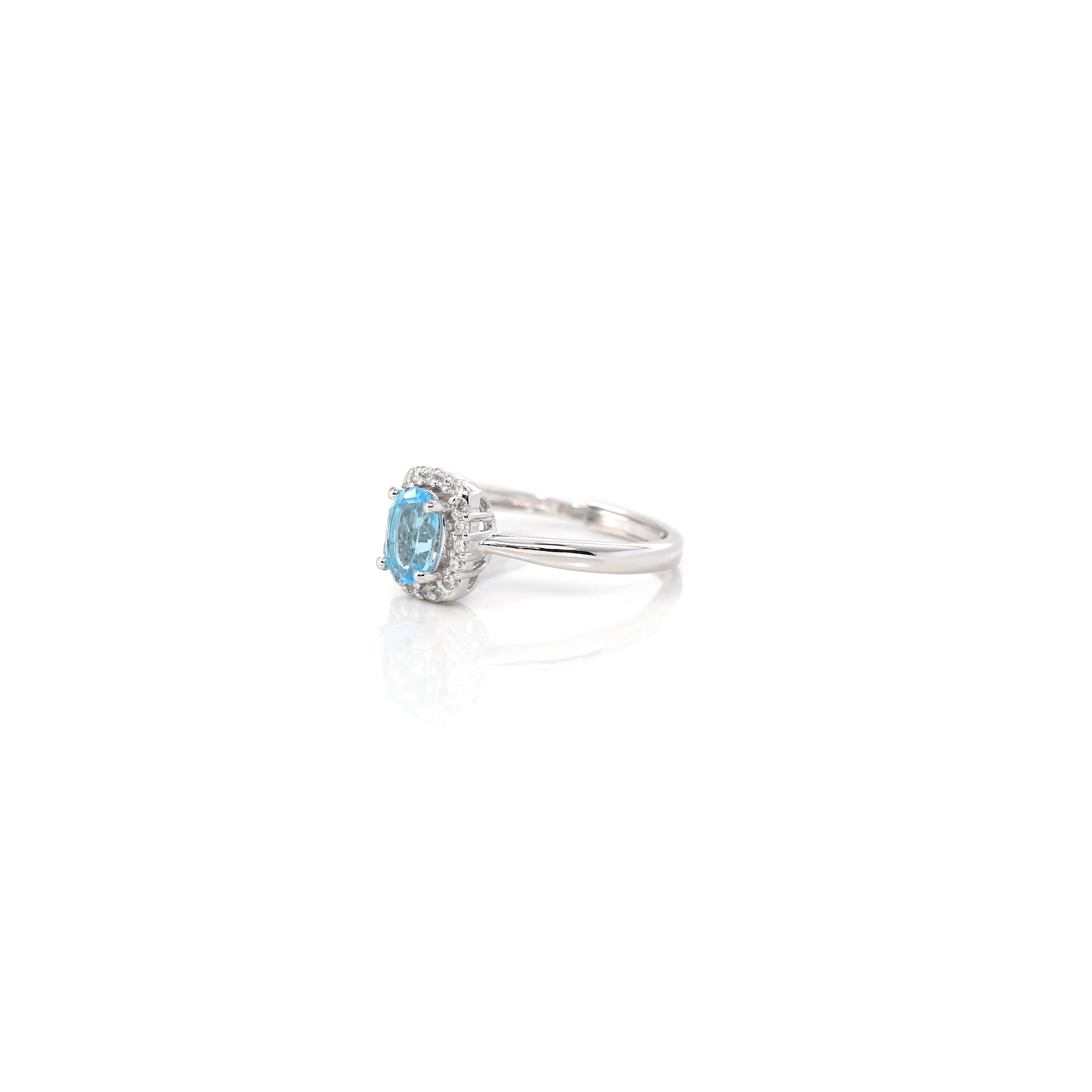 Sterling Silver Oval Amethyst, Citrine, and Topaz Ring