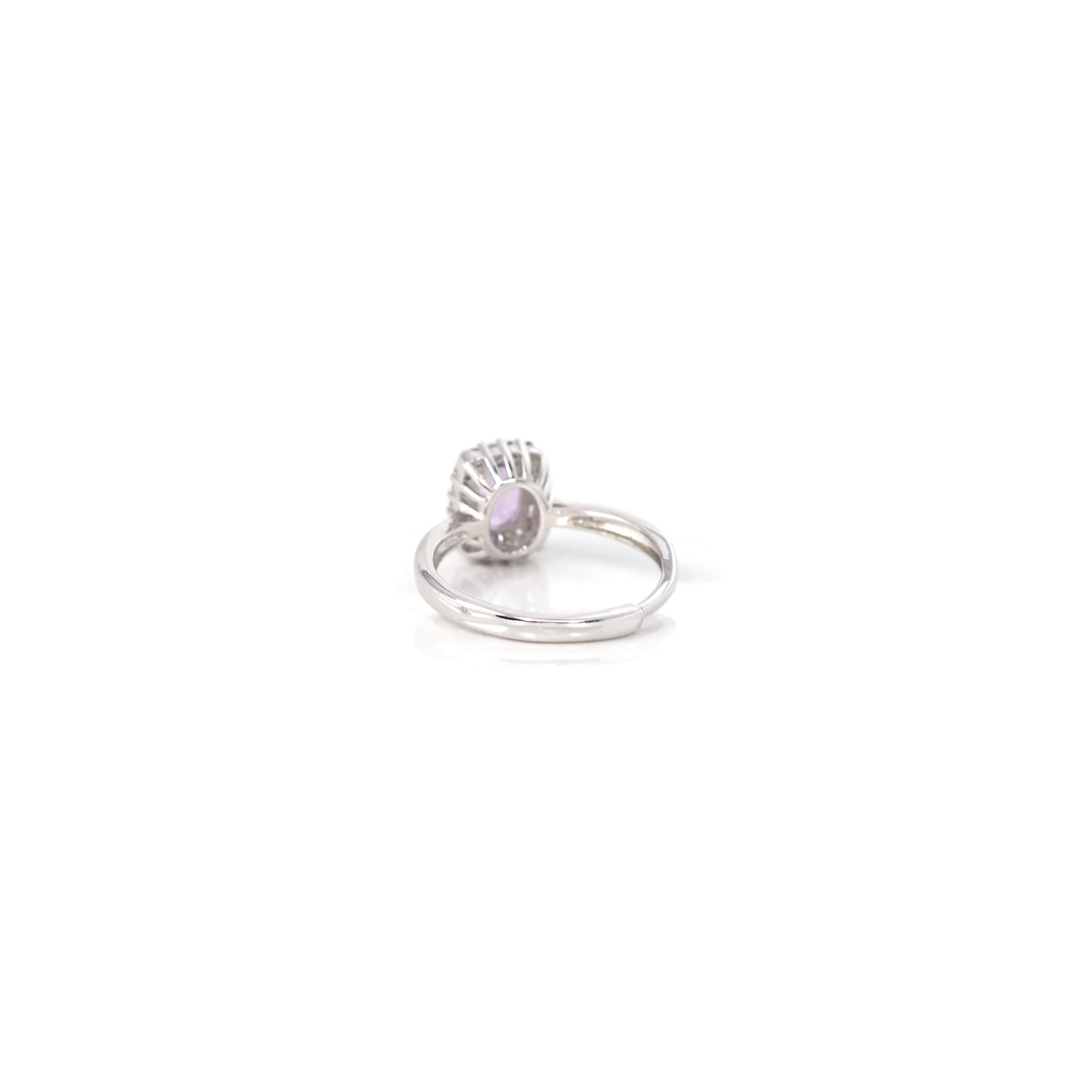 Sterling Silver Oval Amethyst, Citrine, and Topaz Ring