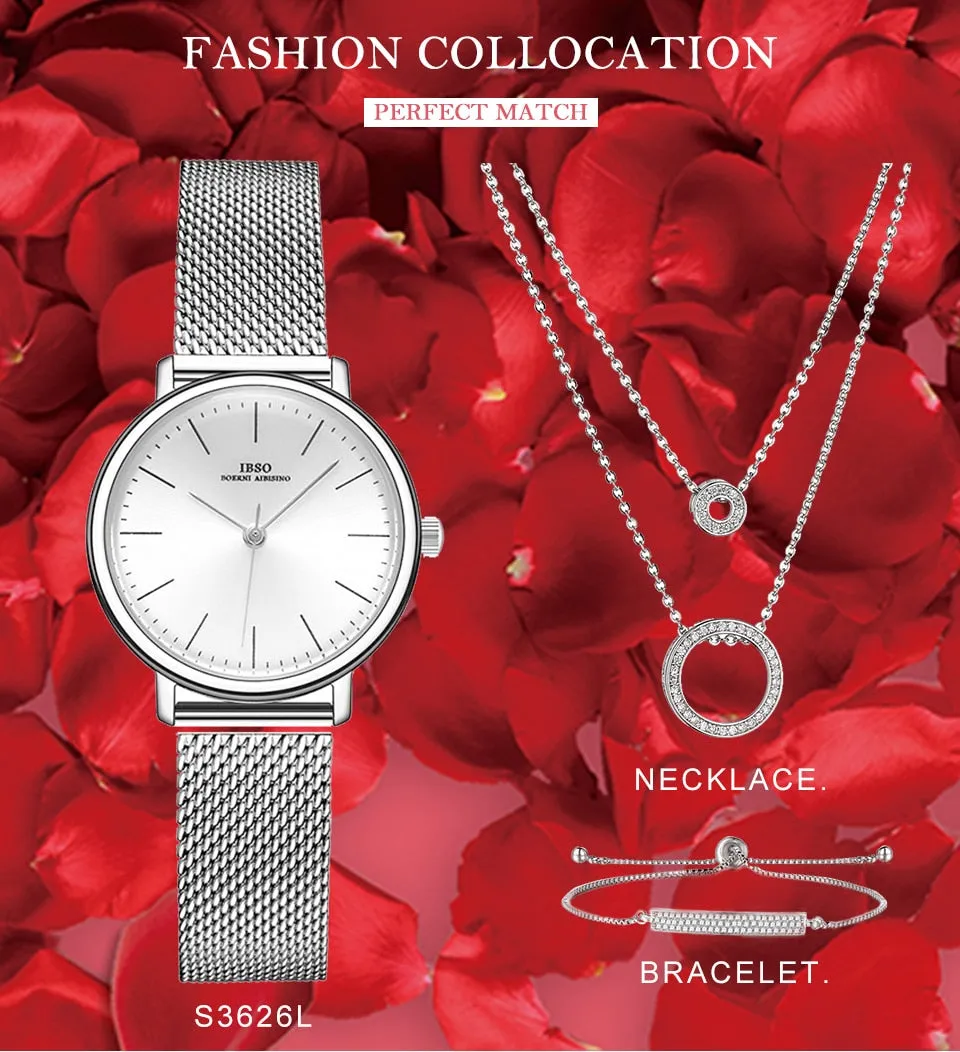 Stylemein - Women Watch Set | Pendant Watch | Women And Men Watch