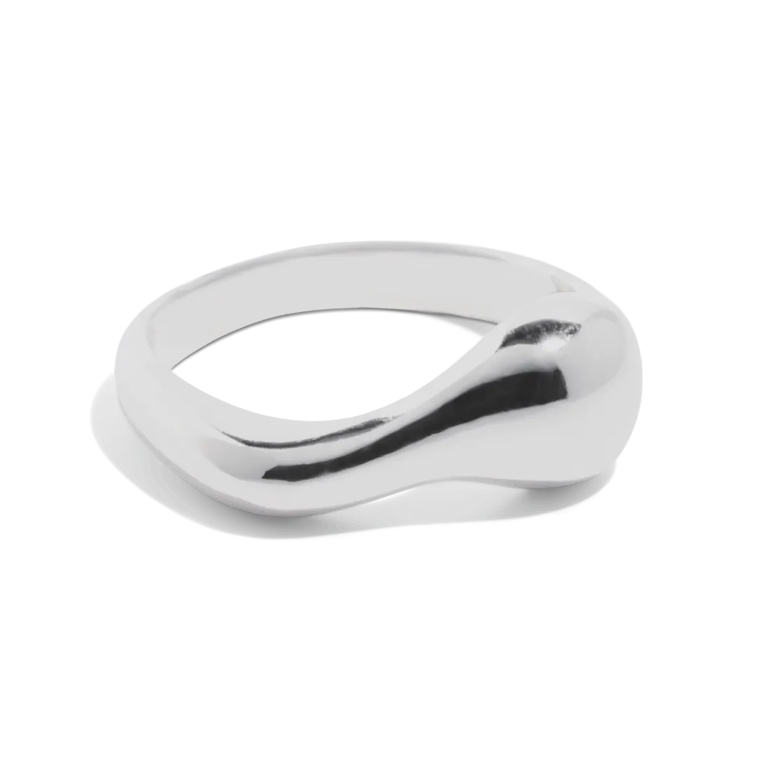 THE JUNE RING - sterling silver