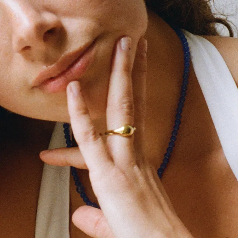 THE JUNE RING - sterling silver