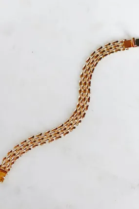 The Lucky Collective Gold Band Bracelet