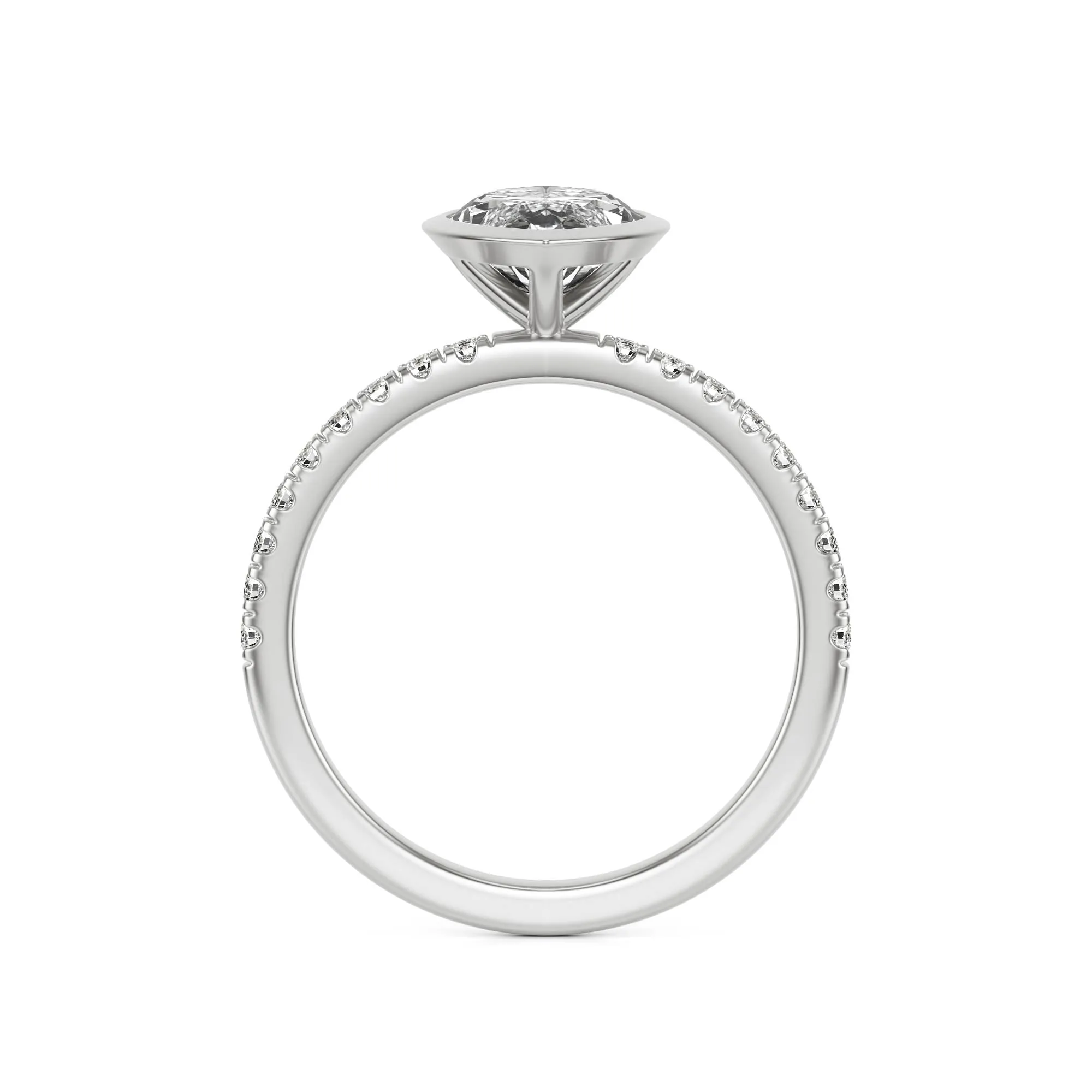 The Marquise Bezel Pavé