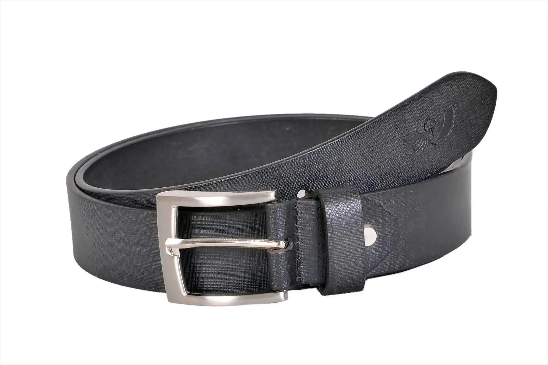 TLP Leather Belt for Men Colour - Black (SKU BELT-10001)