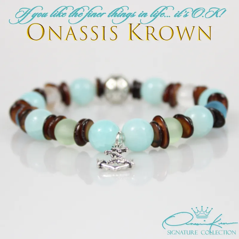 Turquoise Nautical Bead Bracelet