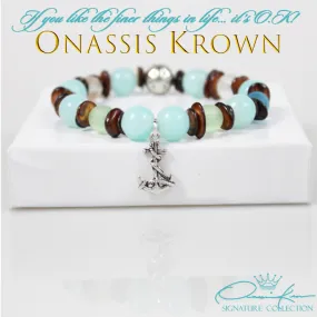 Turquoise Nautical Bead Bracelet