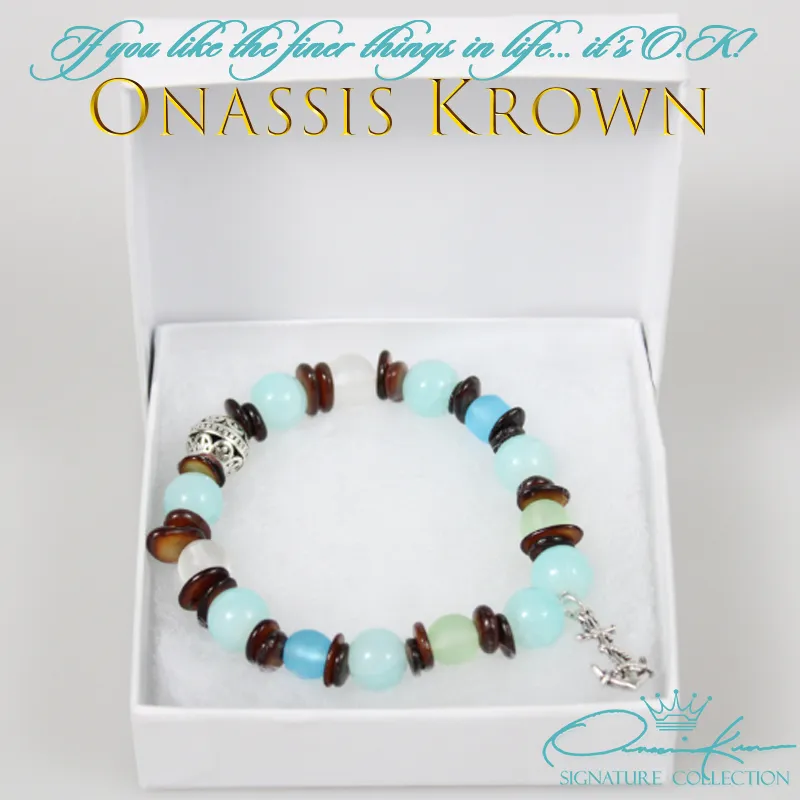 Turquoise Nautical Bead Bracelet