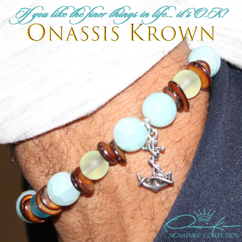 Turquoise Nautical Bead Bracelet
