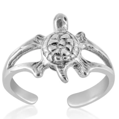 Turtle Toe Ring
