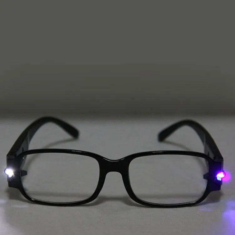 UV Protection White Resin Lens Reading Glasses with Currency Detecting Function,  1.50D