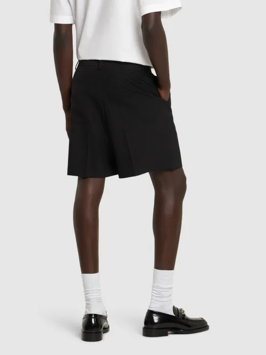 Valentino   Tailored wool shorts 