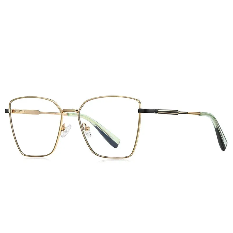 Vicky Womens Full Rim Square Alloy Reading Glasses Pfd3051