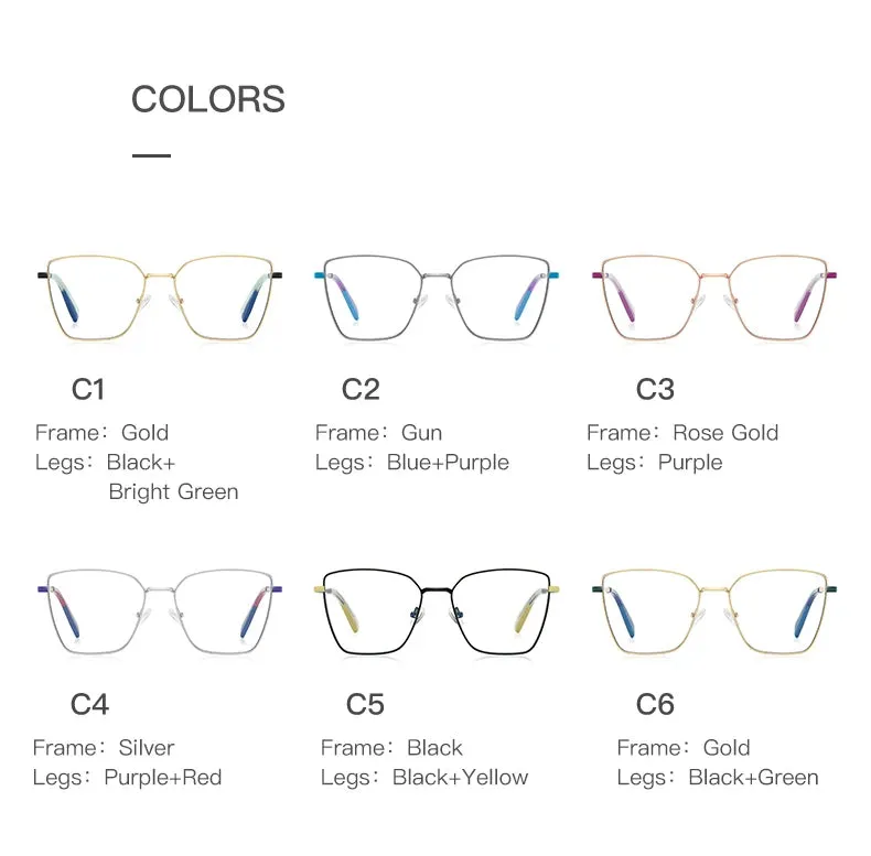 Vicky Womens Full Rim Square Alloy Reading Glasses Pfd3051
