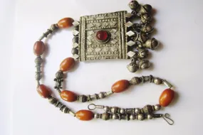 Vintage Bedouin Bakelite Beads Necklace