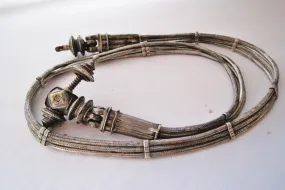 Vintage Indian Snake Chain Silver Belt