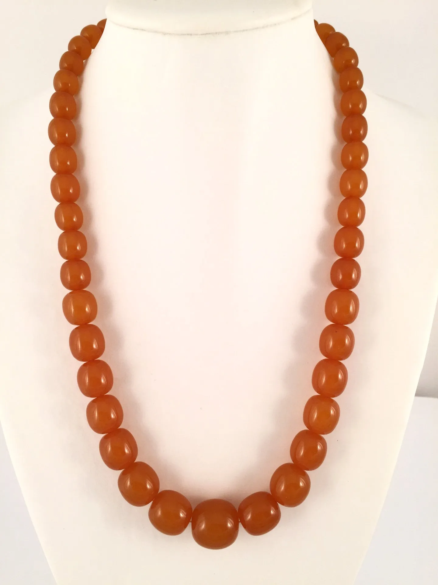 Vintage Russian Butterscotch Amber Necklace