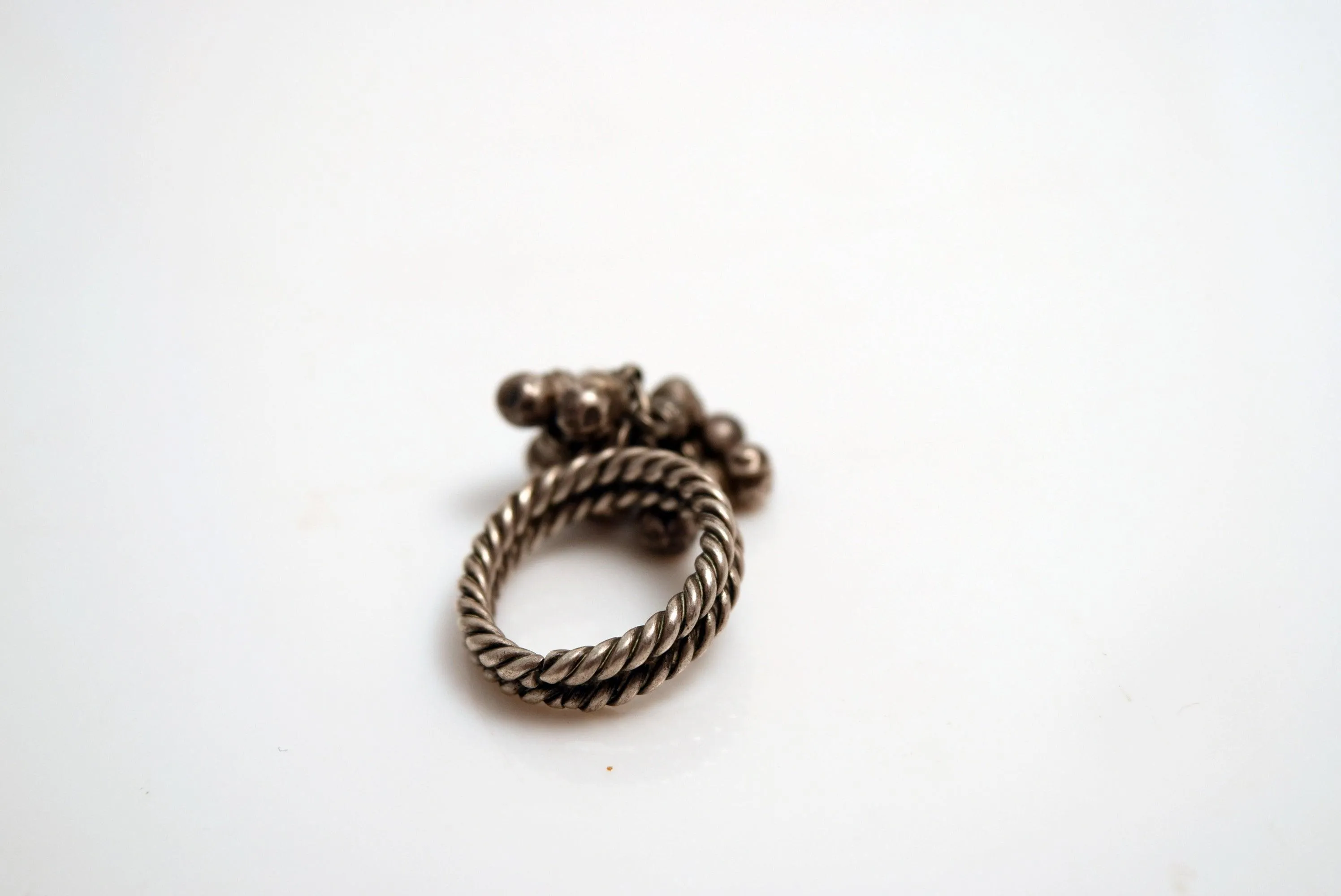 Vintage Silver Indian Silver Ring Toe Ring Size 5