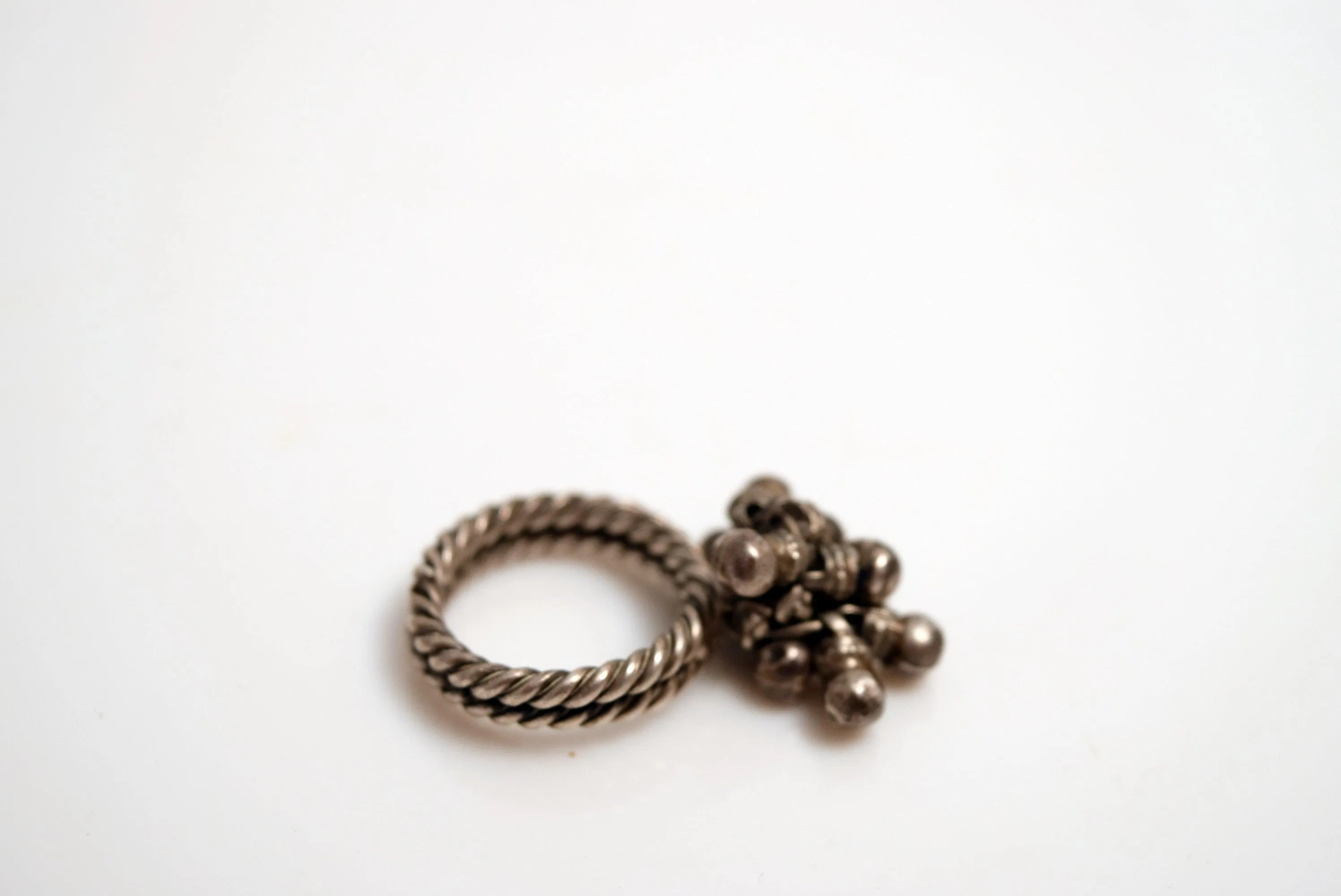 Vintage Silver Indian Silver Ring Toe Ring Size 5