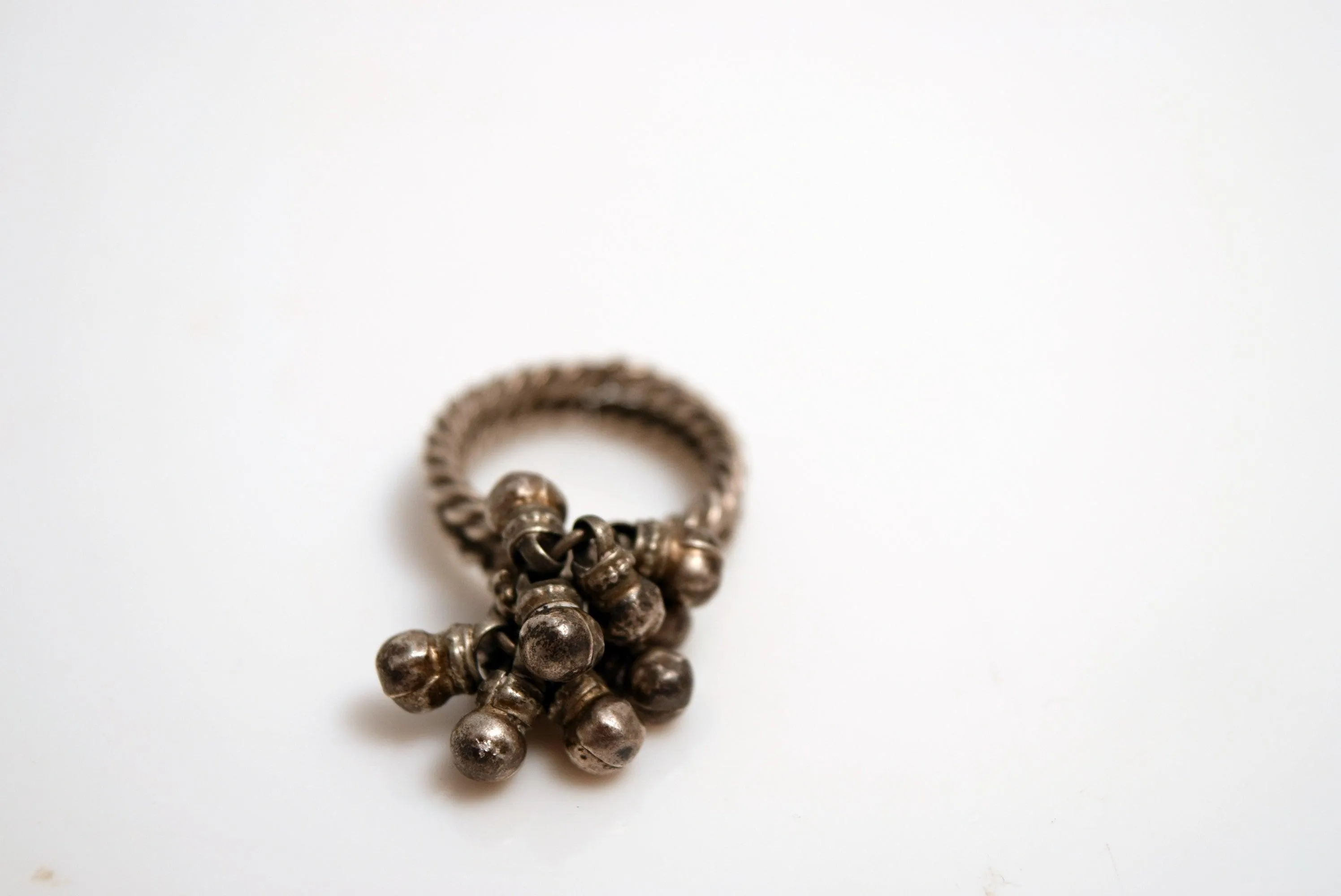 Vintage Silver Indian Silver Ring Toe Ring Size 5