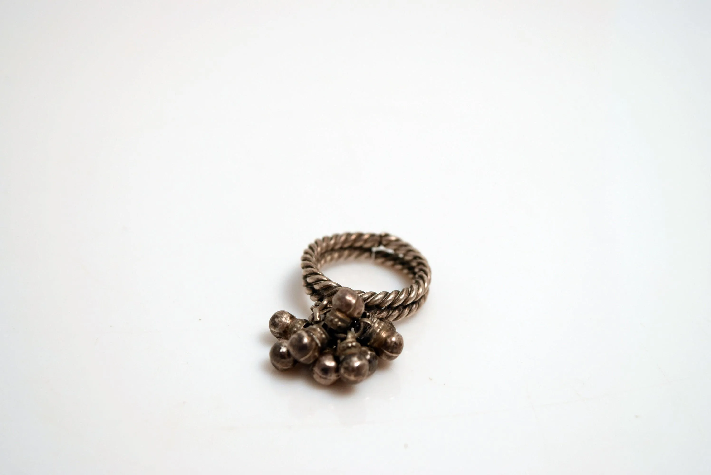 Vintage Silver Indian Silver Ring Toe Ring Size 5