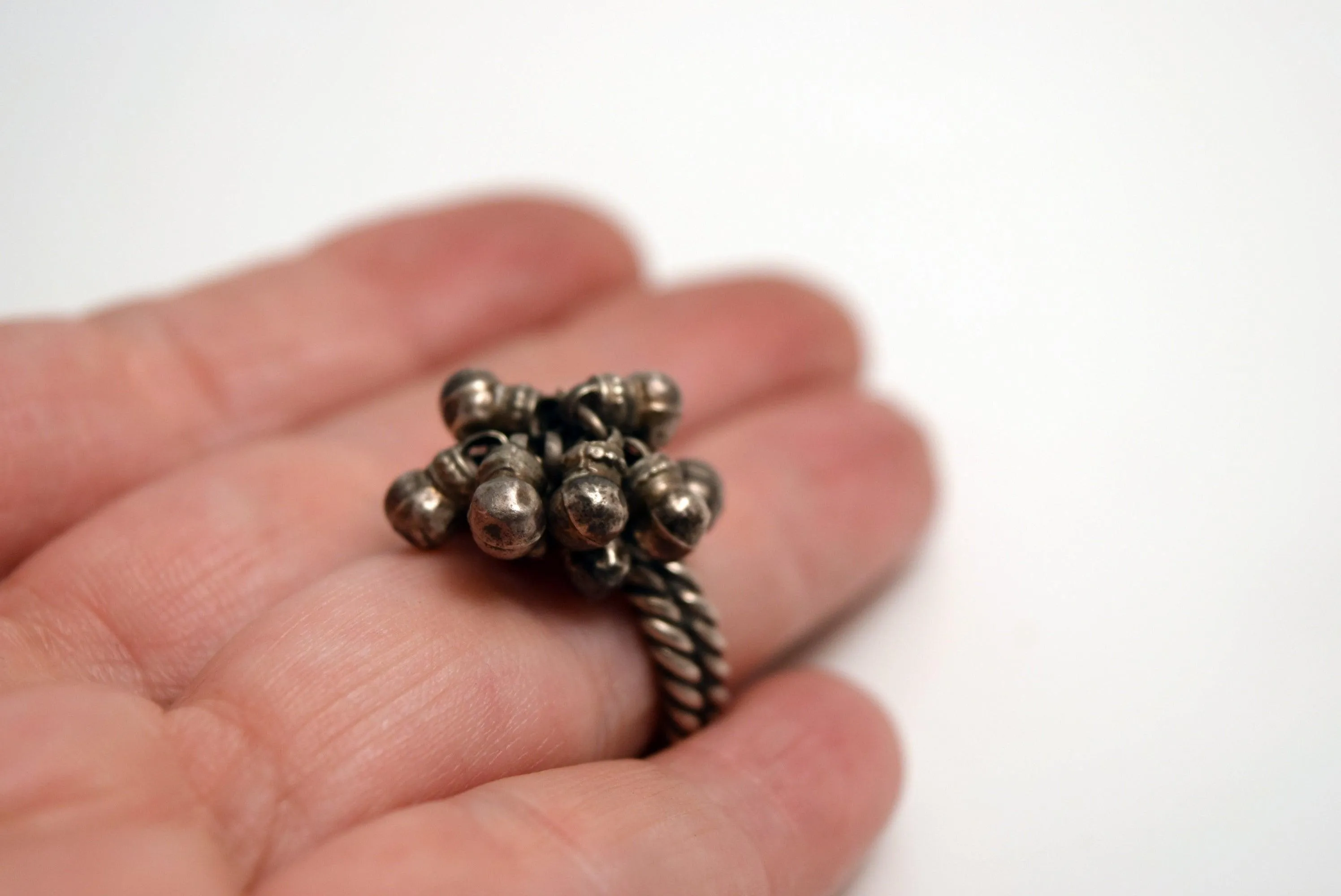 Vintage Silver Indian Silver Ring Toe Ring Size 5