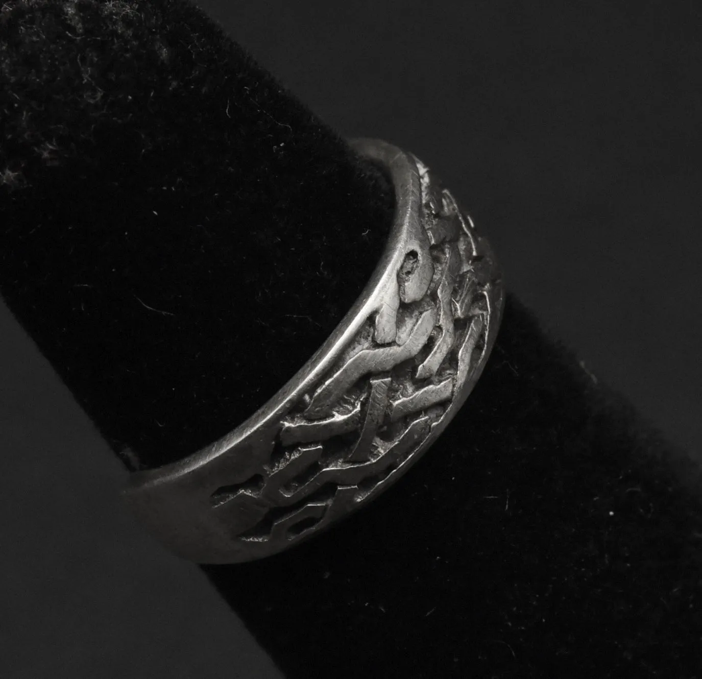 Vintage Sterling Silver Celtic Knot Open Shank Adjustable Toe Ring - Size 3.25 