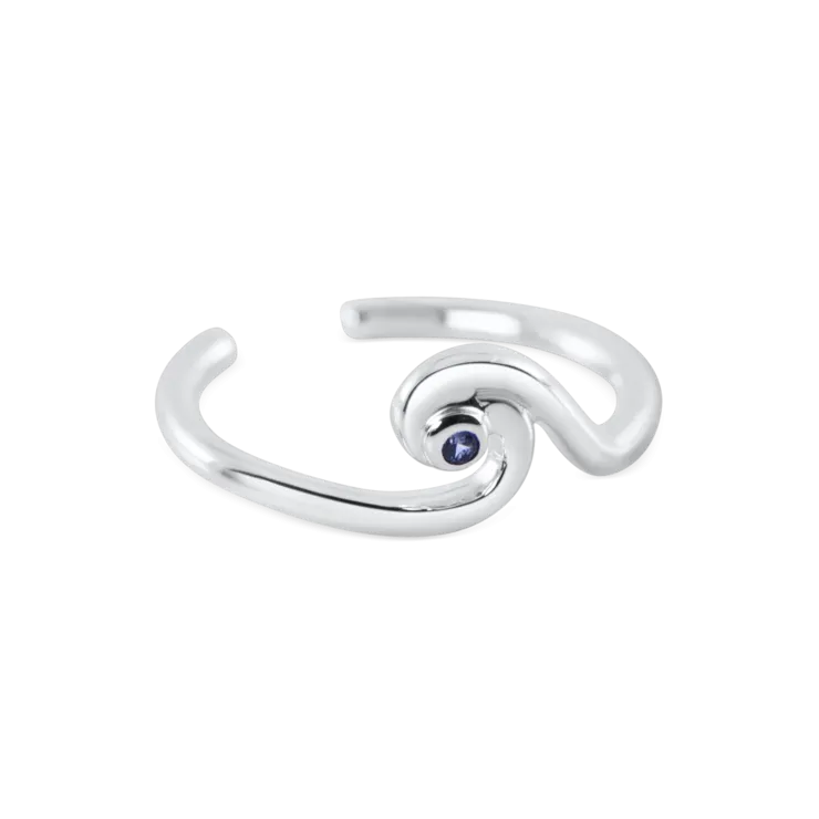 Wave Toe Ring