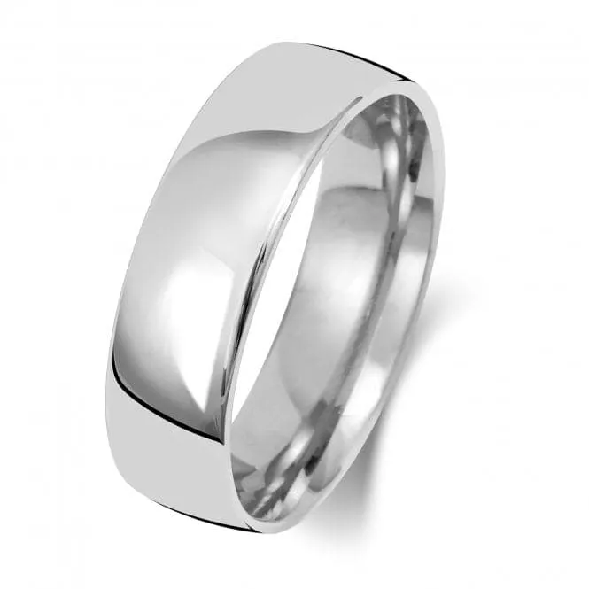 Wedding Band 18K Slight Court 6mm-1.25 Wedding  Ring WQ116WL