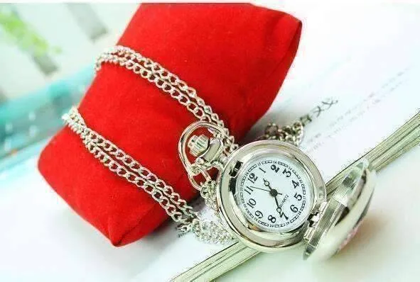 Whimsical Owl Enamel Mini Pocket Watch Necklace For Woman Owl Lover