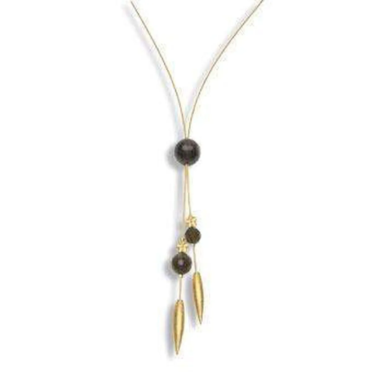 Yafa Smoky Quartz Necklace - 85627486