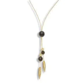 Yafa Smoky Quartz Necklace - 85627486