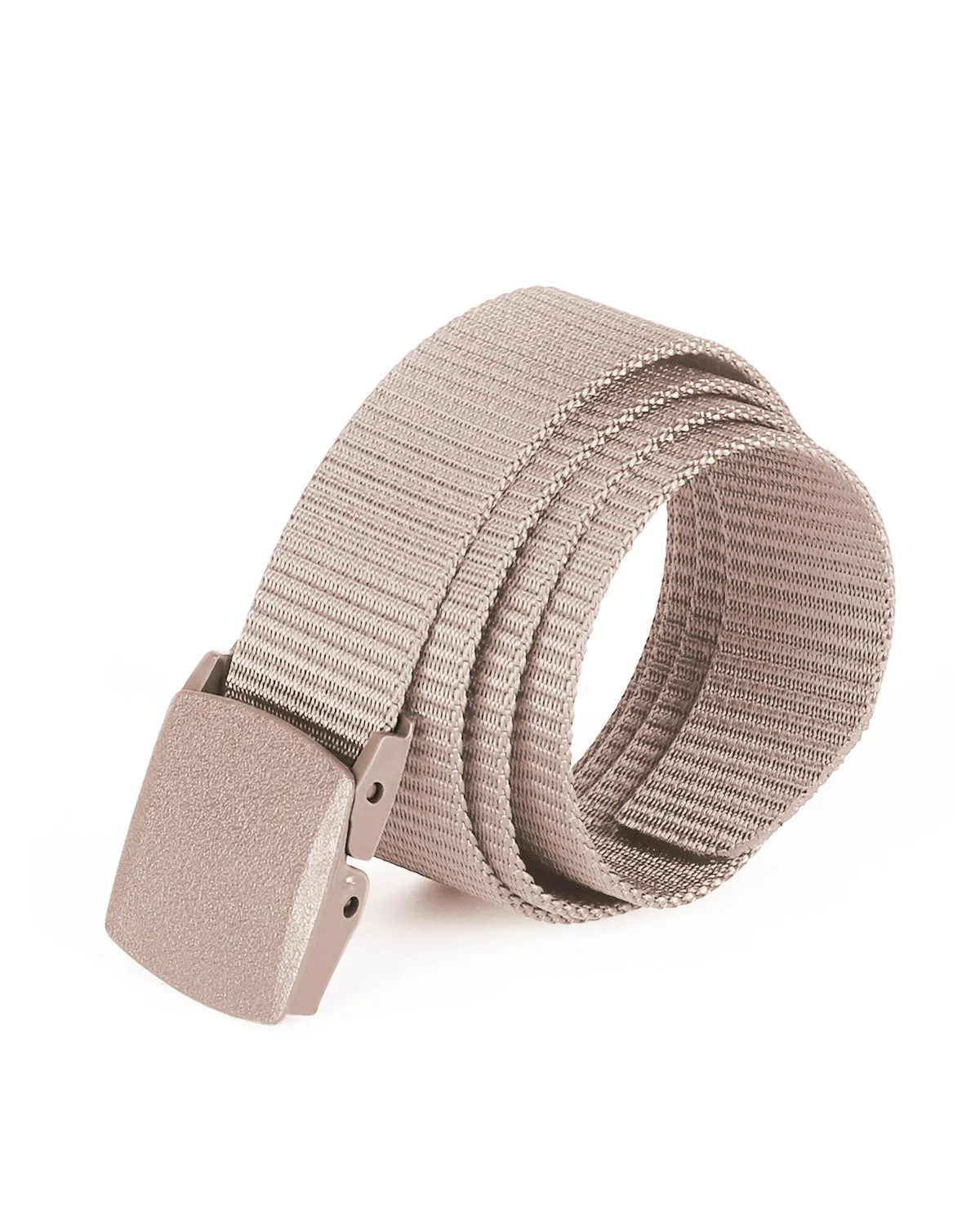 ZIMEGO Mens Adjustable Nylon Strap Military Tactical Web Belt Plastic Buckle