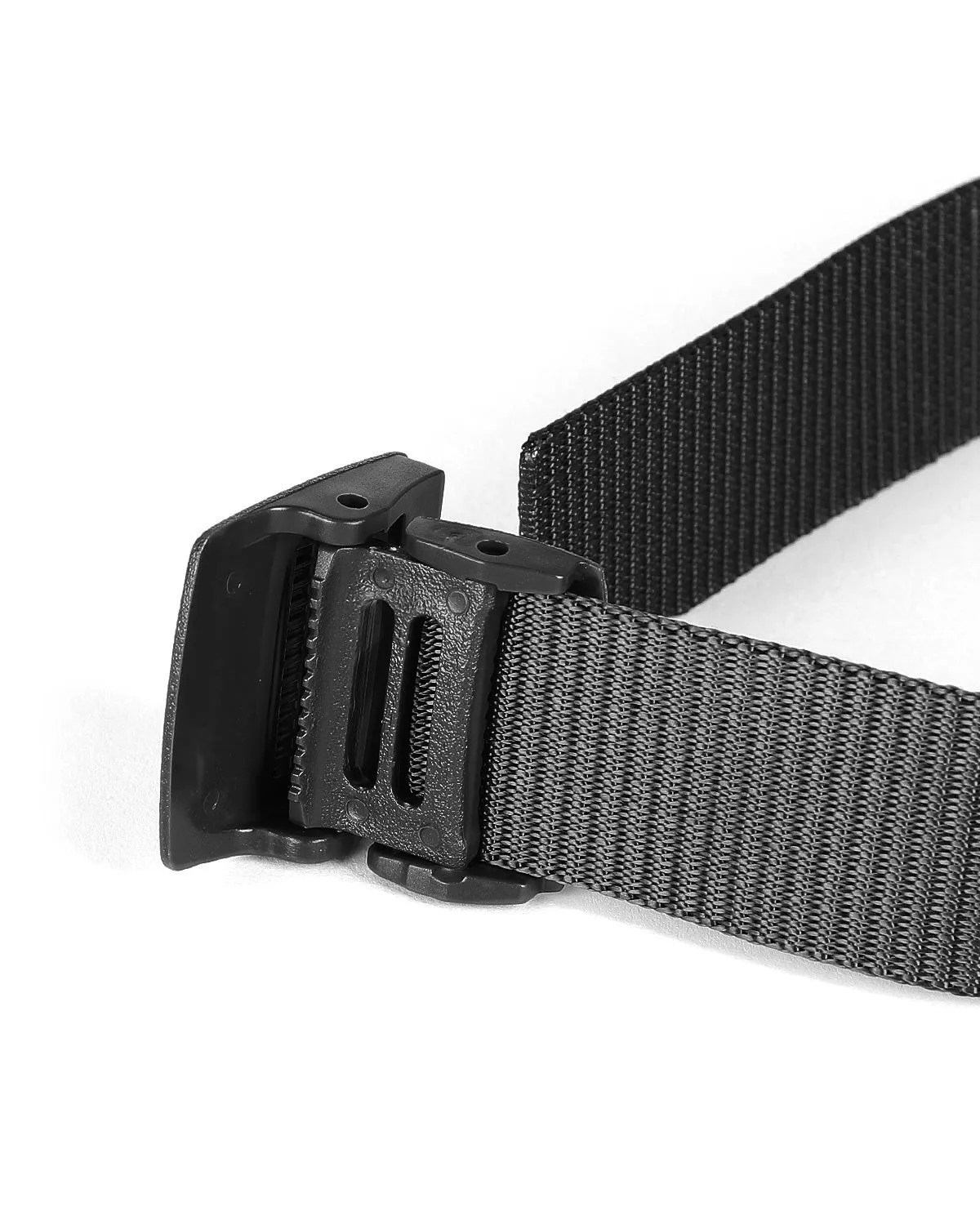 ZIMEGO Mens Adjustable Nylon Strap Military Tactical Web Belt Plastic Buckle