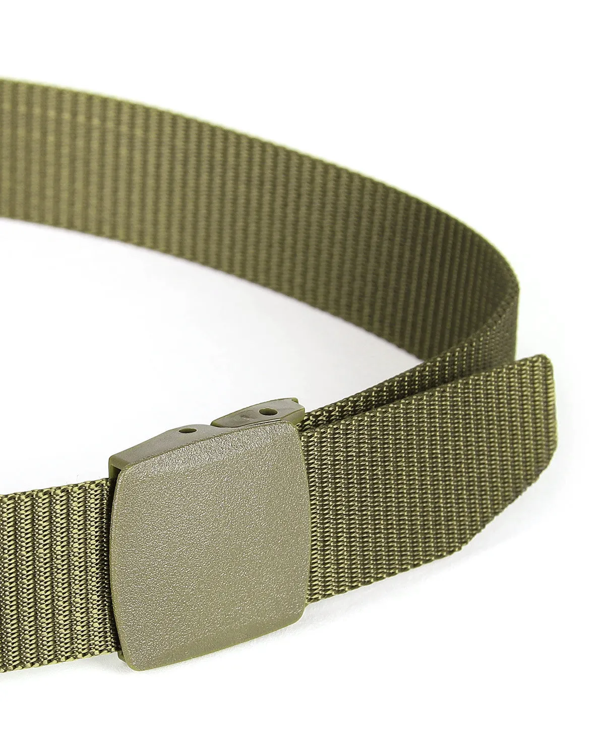 ZIMEGO Mens Adjustable Nylon Strap Military Tactical Web Belt Plastic Buckle