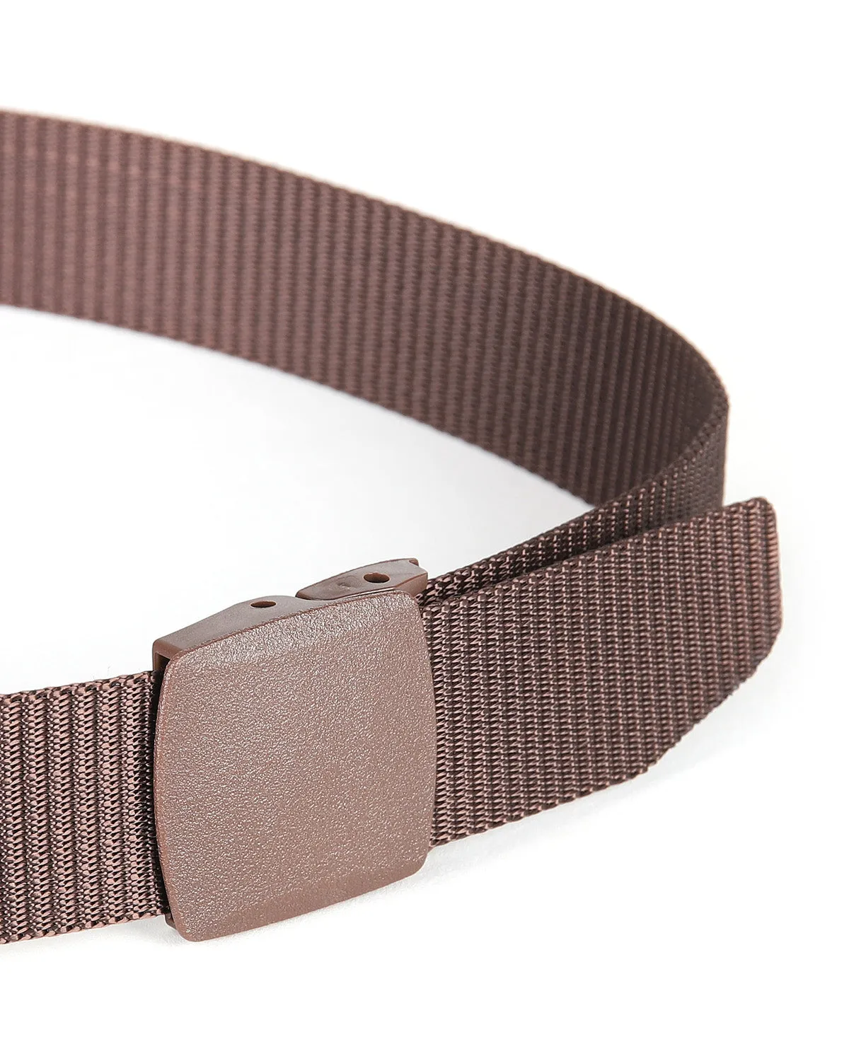 ZIMEGO Mens Adjustable Nylon Strap Military Tactical Web Belt Plastic Buckle