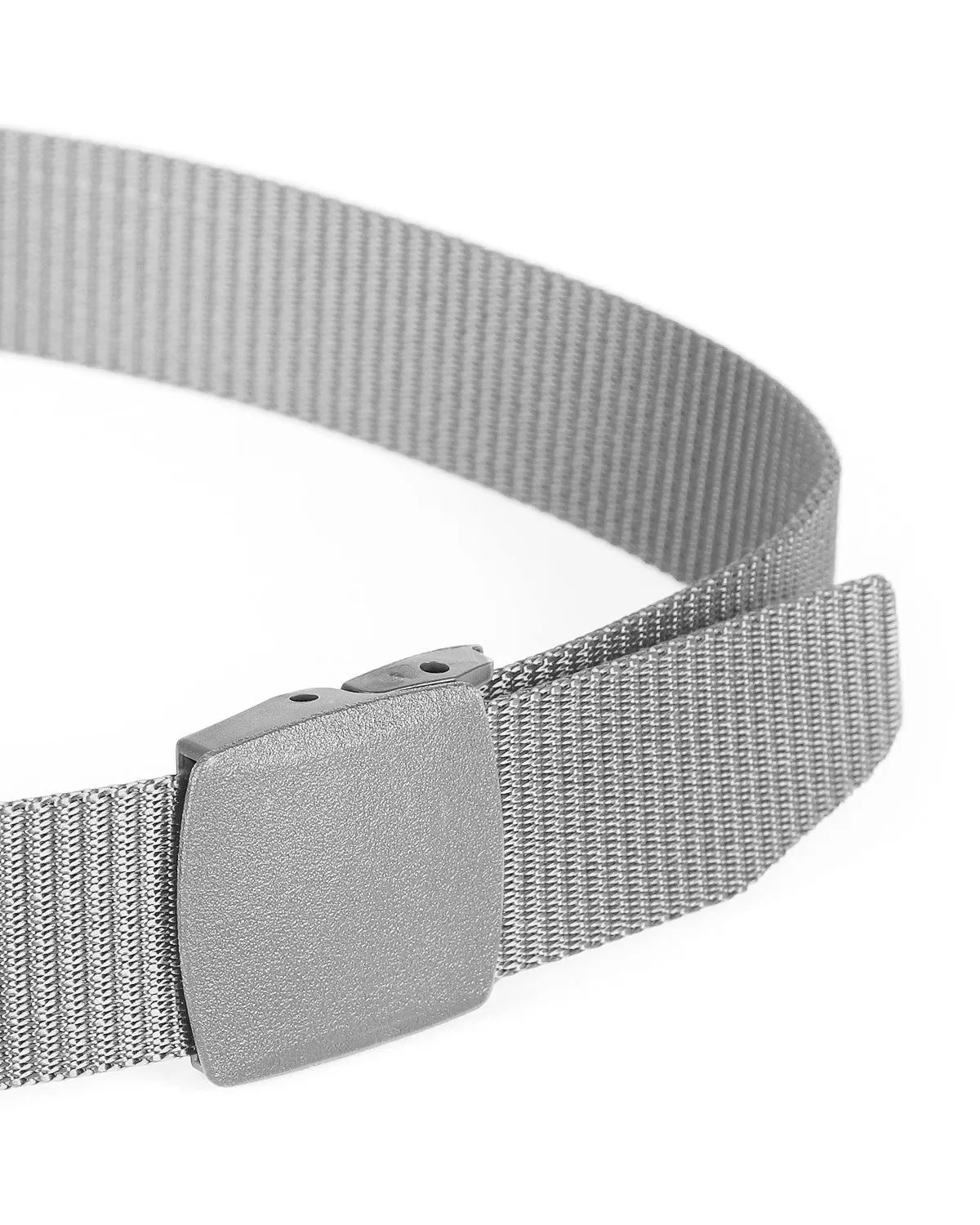 ZIMEGO Mens Adjustable Nylon Strap Military Tactical Web Belt Plastic Buckle