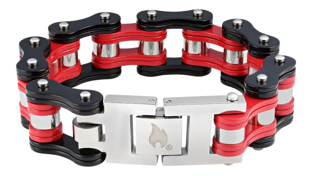 ZIPPO BIKE CHAIN BLACK/RED