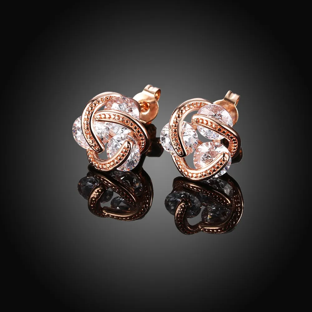 Zircon  Ear Nail Rose Gold