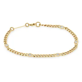 Zoë Chicco 14K Yellow Gold Curb Chain Bracelet